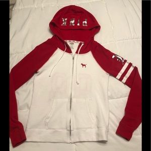 Victoria Secret collegiate zip up jacket UofL